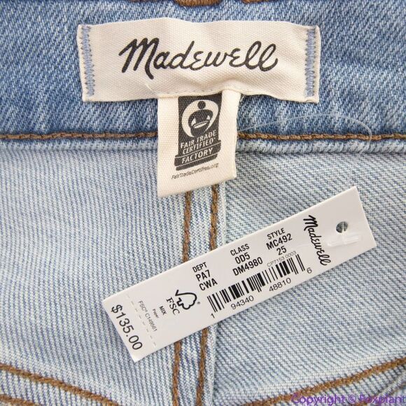 NEW Madewell The Perfect Vintage Jean in Coffey Wash: Worn-In Edition, 25 - Picture 14 of 16
